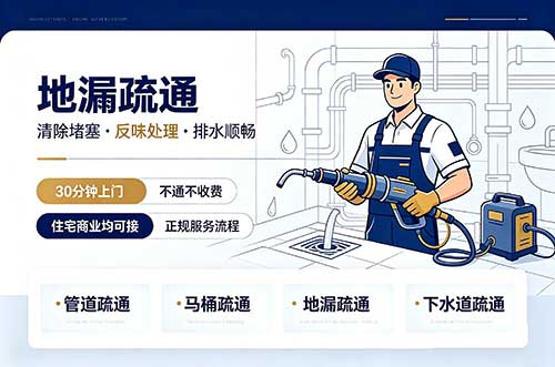 恩平地漏疏通